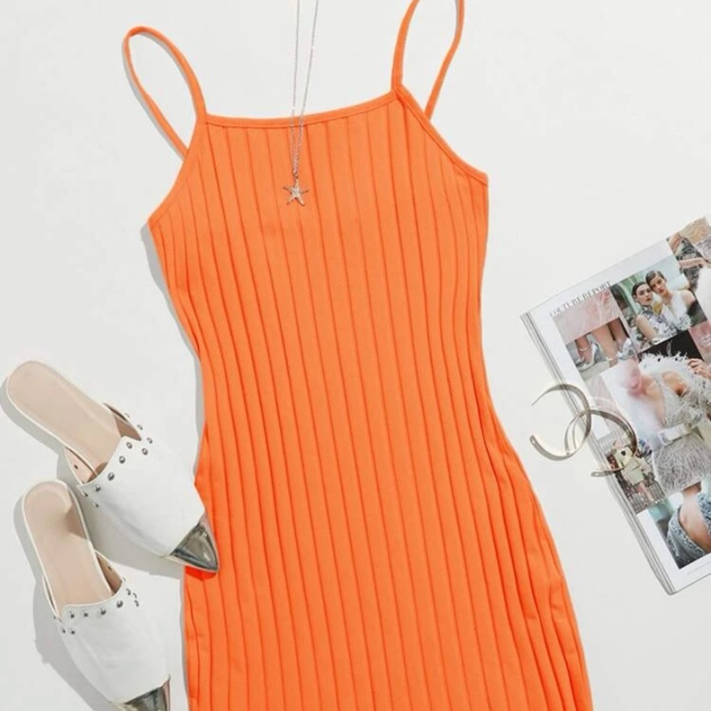 Spaghetti strap mini dress